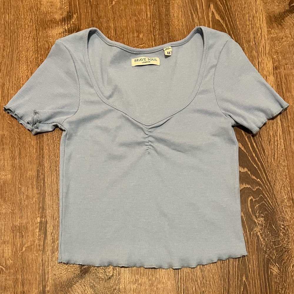 nasty gal (brave soul) sweetheart neckline top